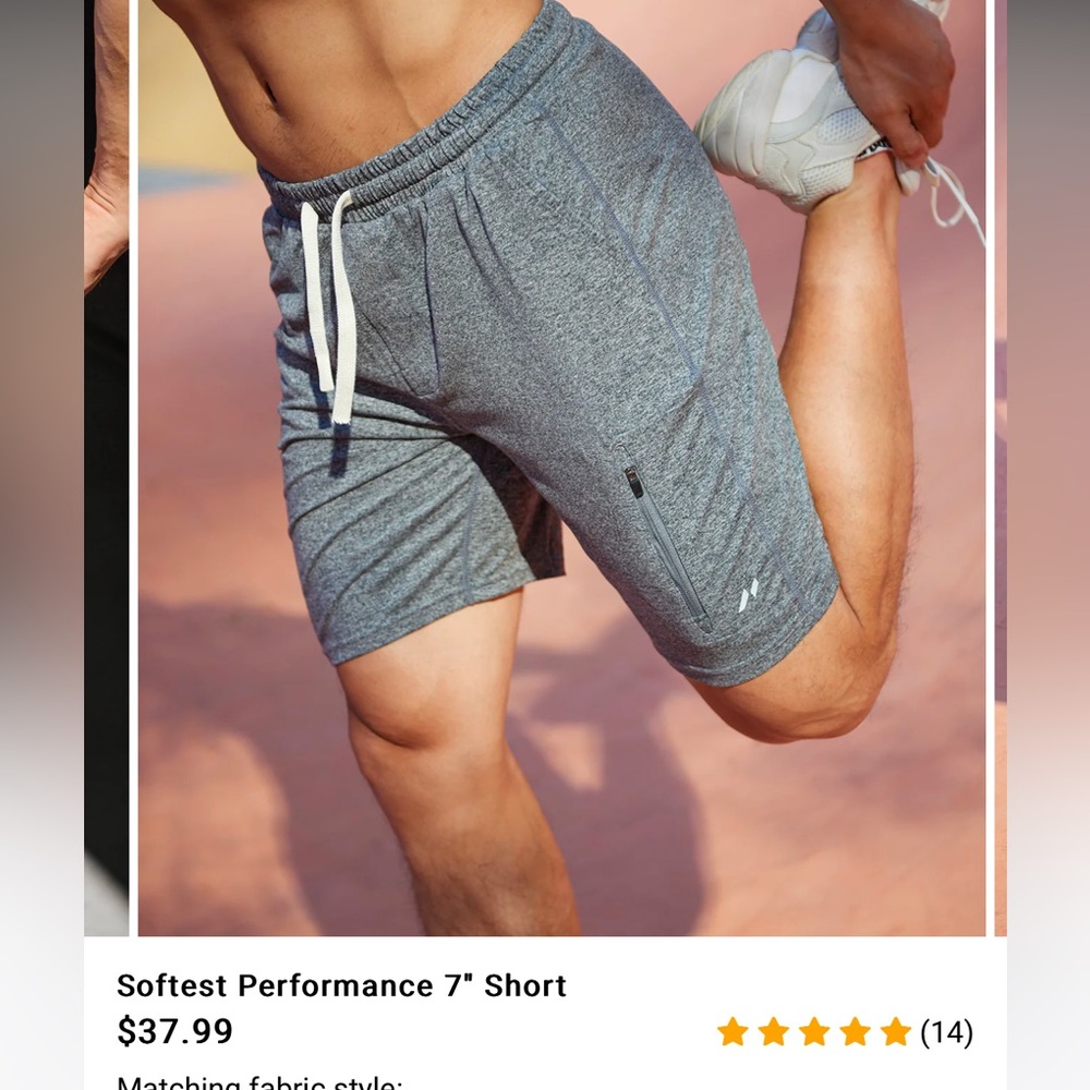 NEW Aha selected shorts. Still in package. 1 black another cider heather color.